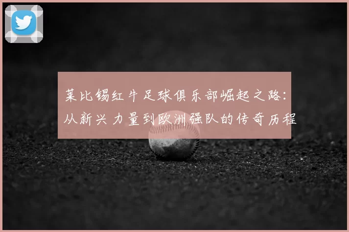 莱比锡红牛足球俱乐部崛起之路：从新兴力量到欧洲强队的传奇历程