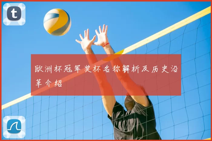 欧洲杯冠军奖杯名称解析及历史沿革介绍
