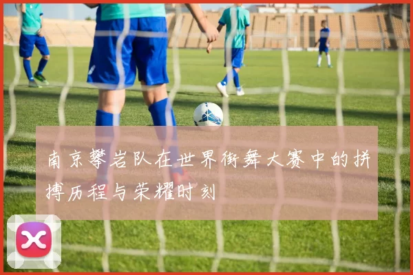 南京攀岩队在世界街舞大赛中的拼搏历程与荣耀时刻