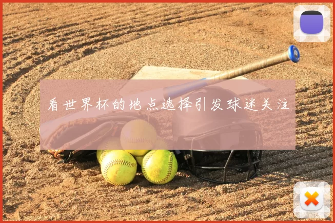 看世界杯的地点选择引发球迷关注